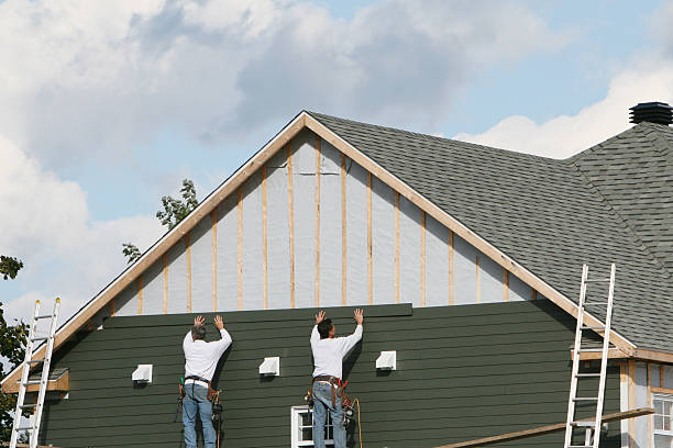 Professional Emergency Siding Repair technician working in Miamisburg, OH